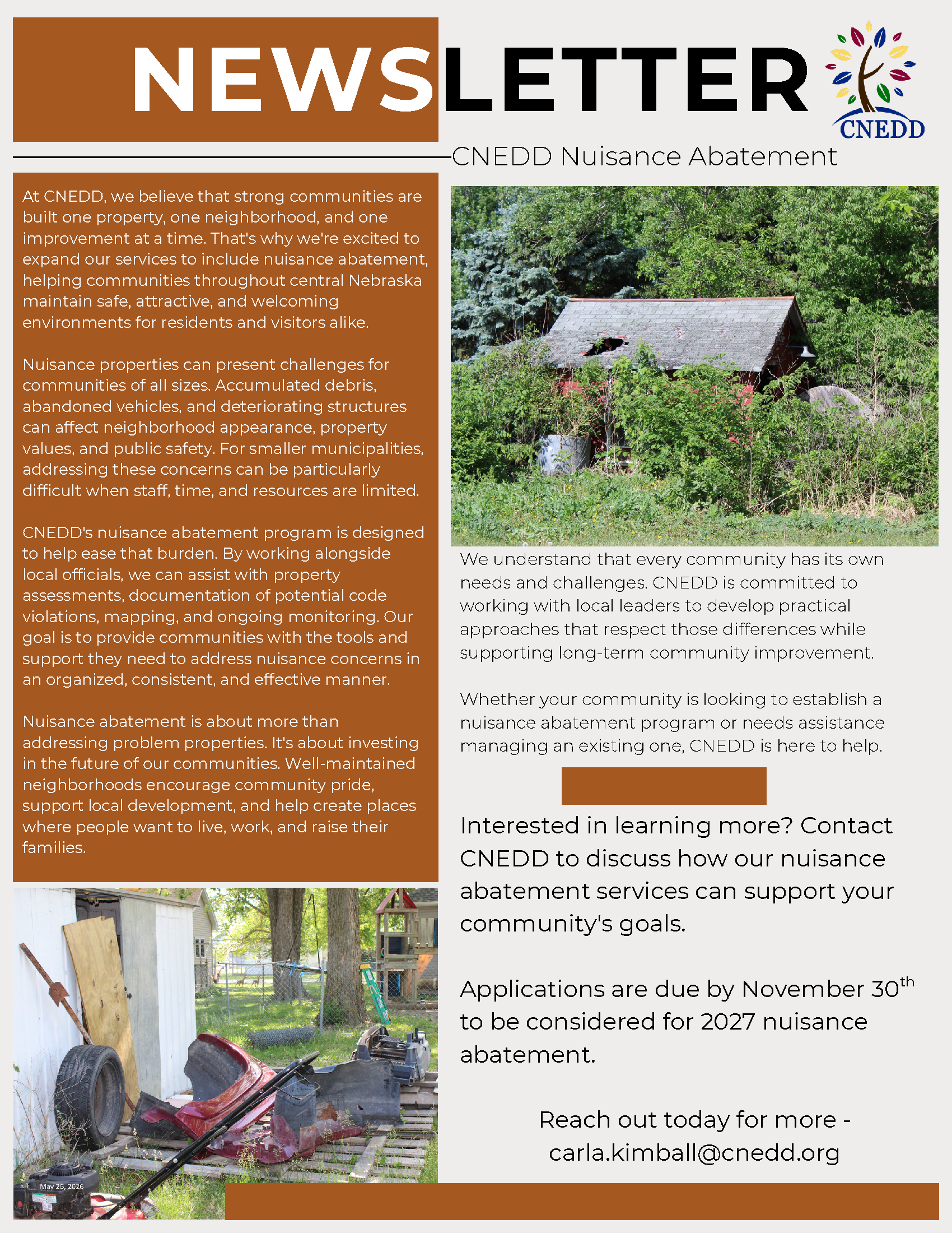 September 2026 Newsletter